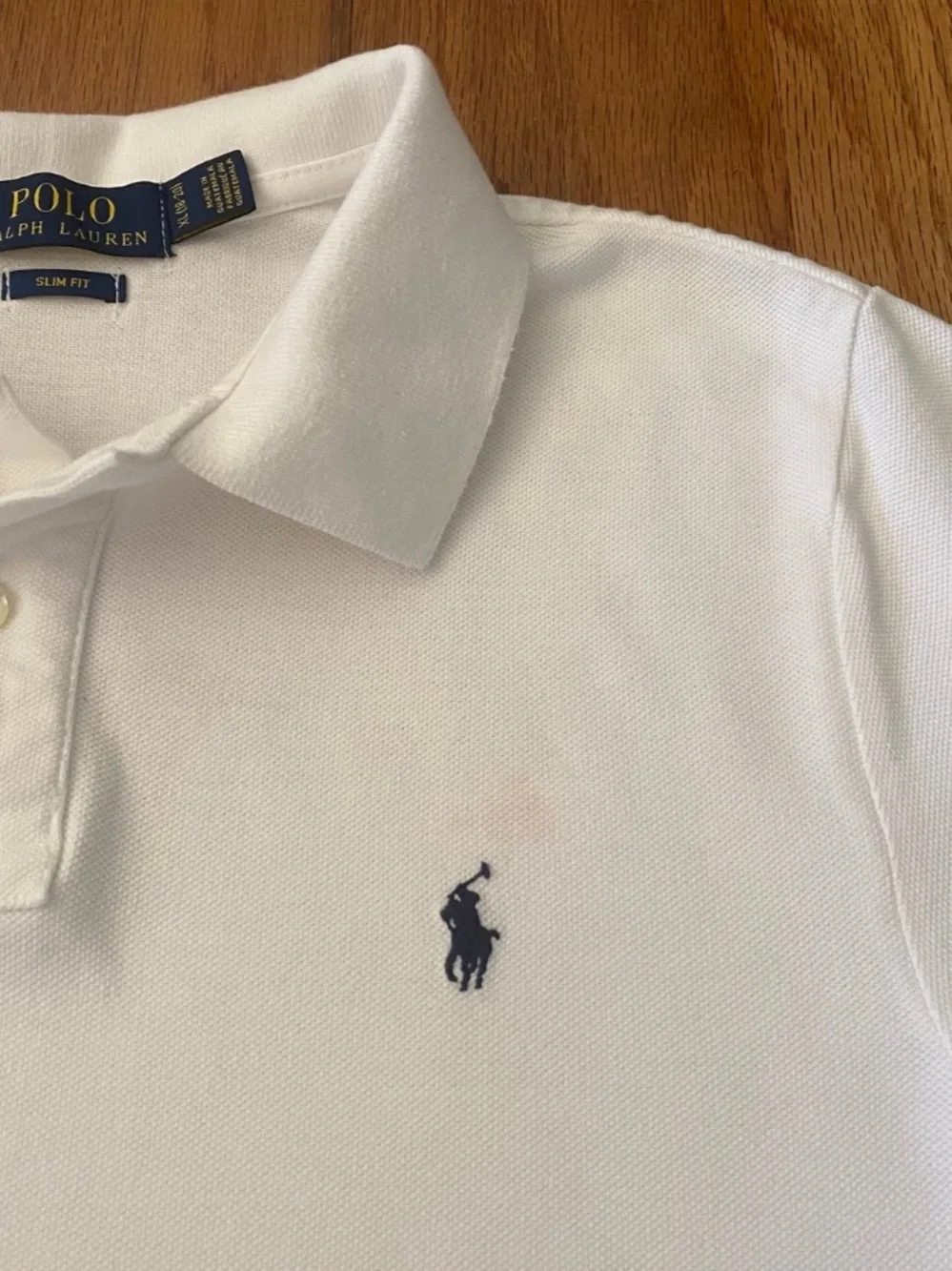 Ralph Lauren White Polo with Navy Shorts Set